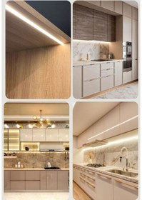 Resim Argeled Mutfak Dolabı Ve Tezgah Altı Gömme Led Armatür 12v 2700k 100cm 