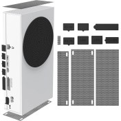 Resim Vkemall Xbox Series S İçin Toz Filtre Seti - Silikon Tüp Korumalı Ağ Filtreleri, Usb/hdmı Portlarını Korur, Isı Dağıtımı Sağlar, Kolay Kurulum 