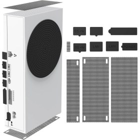 Resim Vkemall Xbox Series S İçin Toz Filtre Seti - Silikon Tüp Korumalı Ağ Filtreleri, Usb/hdmı Portlarını Korur, Isı Dağıtımı Sağlar, Kolay Kurulum 