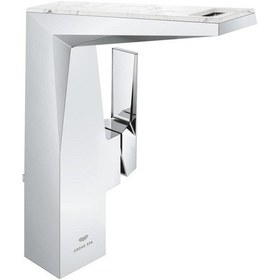 Resim Grohe Allure Brilliant Private Collection 24408000 Lavabo Bataryası L Boyut Krom Gümüş 