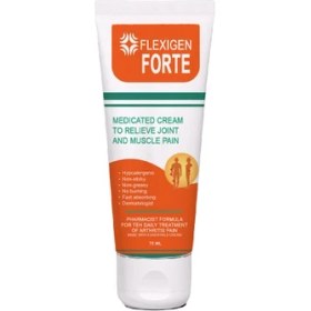 Resim Flexigen Forte Karakafes Kökü Zencefil At Kestanesi ve Kapsaisinli Vücut Masajkremi 75ML Tüp 