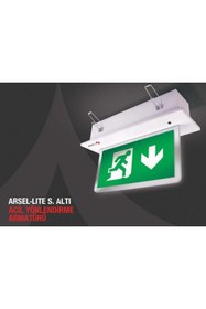 Resim Arsel Dali-ite Ae-2223-l-dali Sıva Altı Acil Çıkış Yönlendirme Armatürü Sürekli Ve Kesintide 18 