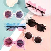 Resim 6 adet Sevimli Ayı ve Çiçek Şekilli Moda Gözlük - Eğlenceli PC Çerçeve, AC Lens, Partiler, Doğum Günleri, Sevgililer Günü ve Paskalya Hediyeleri için Mükemmel, Her Gün Eğlenceli Gözlükler | Eğlenceli Gözlükler | Polikarbonat Çerçeve 