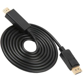 Resim WOZLO Displayport To Hdmi Kablo Dp Dönüştürücü - 1.8m - Altın Uçlu 