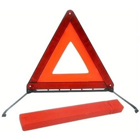 Resim Cloudstore 1 Adet Katlanır Araç Üçgen Reflektif Güvenlik İşareti Kırmızı Sarı Dayanıkllı Pvc 