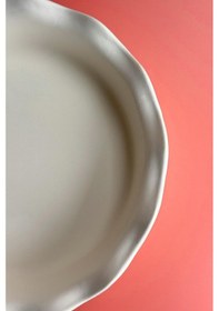 Resim Tart Fırın Kabı - Seramik Bisküvi Ham Ürün 