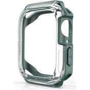 Resim Noktaks - iOS Uyumlu Watch 42mm - 360 Kasa Ve Ekran Koruyucu Sert Pc + Silikon Koruyucu Watch Gard 08 