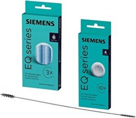 Resim Siemens Tüm Tam Otomatik Kahve Makineleri için Uyumlu Temizleme Tablet Set 