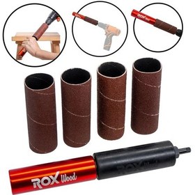 Resim Rox Wood 0193 Matkap İçin Silindir Zımpara Aparatı 38 Mm 