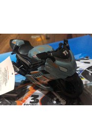 Resim Asya Oyuncak Oyuncak Sürtmeli Polis Motorsikleti 15 cm Haki Gri Model Motorsiklet 
