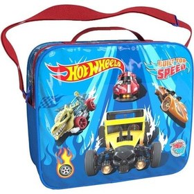 Resim Hot Wheels Mavi Araba Desenli Beslenme Çantası Seti 2484 Sağlığa Zararsız Kullanışlı Tasarım Çok Renkli 