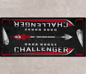 Resim CHALLENGER DARK HORSE İçin Tasarlanmış Motosiklet Matı - MM7332 - Indy Red Black Metallic / Standart / 260cm x 120cm 