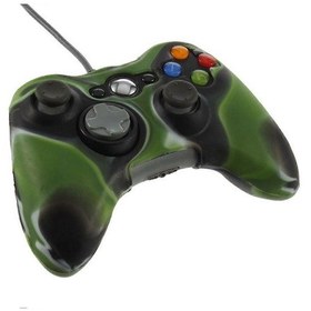 Resim Ordu Kamuflaj Silikon Kapak Kılıfı Xbox 360 Kablosuz Oyun Kumandası İçin:yeşil+siyah Newway D668 