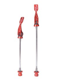 Resim Ztto Bisiklet Tekerleği Göbeği Ön Arka Şiş Alüminyum Alaşımlı Kol Hızlı Çıkarma Kolu Seti - Kırmızı 