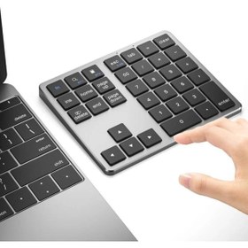 Resim S-Line Kablosuz Nümerik Klavye (Bluetooth Bağlantılı, Taşınabilir, Sayısal Tuş Takımı) 