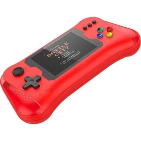 Resim X7m Retro Video Oyunu Konsolu Dahili 500 Oyun Taşınabilir Oyun Konsolu Mini Red 