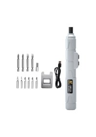 Resim Samdoo "usb Şarjlı Kablosuz Mini Elektrikli Tornavida - Çift Tork Modu, 250 Rpm Hız" 