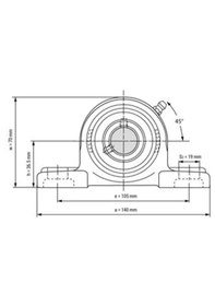 Resim Ucp 205 Yatakli Rulman 25Mm 356625710 