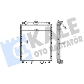 Resim Radyatör Su Canter 659 7.5 Ton 32mm M-t Mc127008 