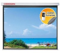 Resim CODEGEN EX20 200x200 Motorlu Projeksiyon Perdesi 