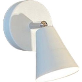 Resim Rsylight Metal Mafsallı Beyaz Spot 180 Derece Armatür Aplik Beyaz Led Ampullü Beyaz 