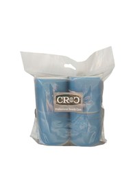 Resim Croc 1208 Mavi Cırtlı Sünger Bigudi 4lü Çap 6cm + 10lu Plastik Saç Pensi Mavi 