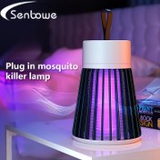 Resim SENBOWE Plug-in Sivrisinek Öldürücü Lambası Asma Halkası ile - Taşınabilir LED Sivrisinek Tuzakı İç/Dış Mekan Kullanımı için, Mor Işık Teknolojisi, USB Güçlü, Ev, Kamp, Arka Bahçe ve Patio için İdeal, Sivrisinek Kovucu Lamba, Kamp Gereksinimleri, Modern Estetik, Dayanıklı Yapı 