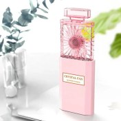 Resim Htun Yaratıcı Taşınabilir El Parfüm Fanı, Mini USB Şarj Edilebilir Aromaterapi Parfüm Kutusu Fan (Yurt Dışından) 