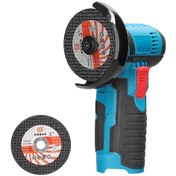 Resim Symbee 12v Şarjlı Taşınabilir Avuç Taşlama Makinesi - Ahşap, Metal, Taş Kesme Ve Parlatma İçin 2 Disk Hediyeli 