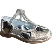 Resim Ortopedikal1010 Ort Emt İlkadım Dore Altın Parlak Babet Taşlı Kız Çocuk Abiye Ayakkabı Düğün Dore Altın 