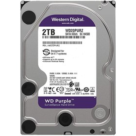 Resim Western Digital WD Purple WD20PURZ Sata 3.0 5400 RPM 3.5 inç 2 TB Harddisk 