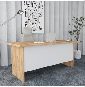 Resim Asil 3'lü Ofis Takımı Model 9 Çam Beyaz 