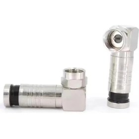 Resim Oem Nova Sıkmalı Rg6/U6 L Tipi Çevirmeli F Konnektör Özellikleri 