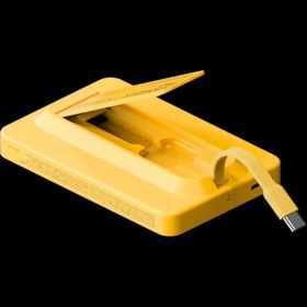 Resim Momax 1-Power x Pro 5000Mah Dahili Usb-C Kablolu Manyetik Kablosuz Powerbank Sarı 