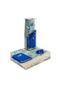 Resim Pvc Kutulu Seccade Seti - Kadife Kaplı Yasin - Seccade - Tesbih - (479778369) 