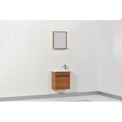 Resim LATTİNA Banyo Dolabı Pedro Ceviz MDF Mini 50 cm 