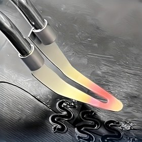Resim 2 adet/6 adet Paslanmaz Çelik Pürüzsüz Başlı Kaynak Aletleri, Pil Gerektirmez, Plastik ve Metal Tamir, Araba Tampon Kaynak, Demir Kaynak Pürüzsüz Başlı Alet 