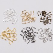Resim 100 Adet/Paket U Şekilli Konumlandırma Tüpü Hassas İşleme Malzemesi DIY Aksesuar Tel Koruyucu 