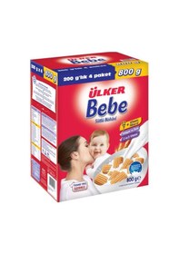 Resim Ülker 12 Vitamin 7 Mineral Sütlü Bebe Bisküvisi 800 G 