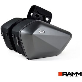 Resim RAMM BMW Motorrad R1250GS / ADV - R1300GS / ADV Sağ ve Sol Yan Çantaları - 2 Adet (15 LT) - Gri 