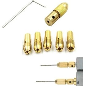 Resim Storemax Kl Motor Için Otomtik Mandren Pens Seti Okul Proje Araştırma Mini Mandren Seti 3.17MM Girişli 