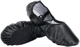 Resim CALLARON öküz derisi bale terliği çocuk bale ayakkabıları dans ayakkabıları bale ayakkabıları bale dans ayakkabıları tek bale ayakkabısı yoga egzersiz ayakkabıları erkekler ve kadınlar 