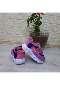 Resim M.p. One 3229 Lila Cırtlı Işıklı Kız Çocuk Bebe Spor 001 