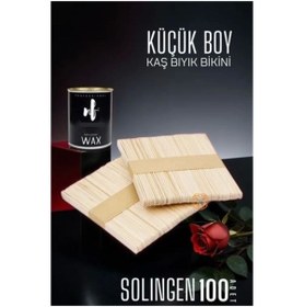 Resim AyrStore Bx Ağda Spatulası Solingen Küçük Boy 100 Adet 