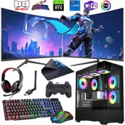 Resim I7 13700F 16GB DDR4 512GB M2 8GB RTX4060 Çift 24\ Mon. Oyun Bilgisayarı (Gaming SET) 