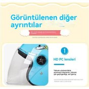 Resim Tongxida 4-12 Yaş Çocuk Sonbahar Kış Sıcaklık Kaskı - Açık Mavi Açık Mavi 