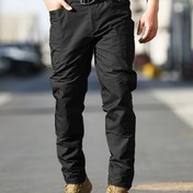 Resim Erkekler için Çok Cepli Taktik Kargo Pantolon, Ağır Hizmet Yırtılmaya Dayanıklı Kumaş & MOLLE Sistemi Uyumlu - Yürüyüş, İnşaat, Hayatta Kalma için Stil Sahibi Outdoor Pantolon (Kemer Dahil Değildir) - İlkbahar/Sonbahar Taktik Ekipman 
