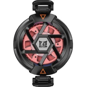 Resim N5 Magnetik Yapıştırmalı 10W Tec Soğutma Sistemli Rgb Işıklı Telefon Soğutucu Fan Siyah 