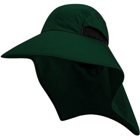 Resim Ense Korumalı Outdoor Şapka - Uv Korumalı - Haki - Savage Çok Renkli 