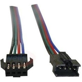 Resim Dc Kablo - 4 Pin - Erkek+Dişi 